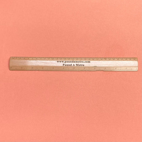 Pound A Metre 3 Metres Luxurious Plain Satin Effect Jersey 55" Wide (Peach) (EOL)