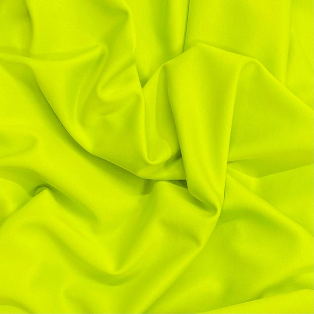 Pound A Metre 3 Metres Luxurious Plain Scuba 55" Wide (Lime Green)