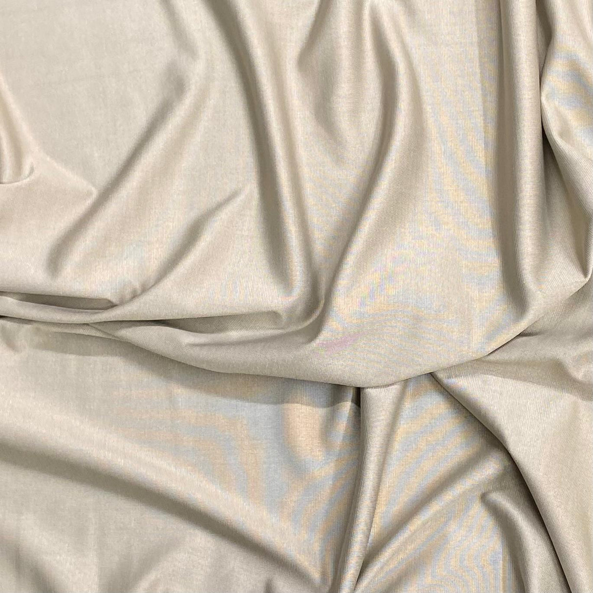 Pound A Metre 3 Metres, Luxurious Plain Soft Jersey - 55" (Beige)