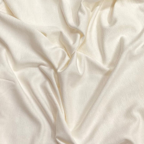 Pound A Metre 3 Metres, Luxurious Plain Soft Jersey - 55" (Cream) (EOL)