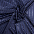 Pound A Metre 3 Metres, Luxurious Plain Soft Jersey - 55" (Navy Lines)
