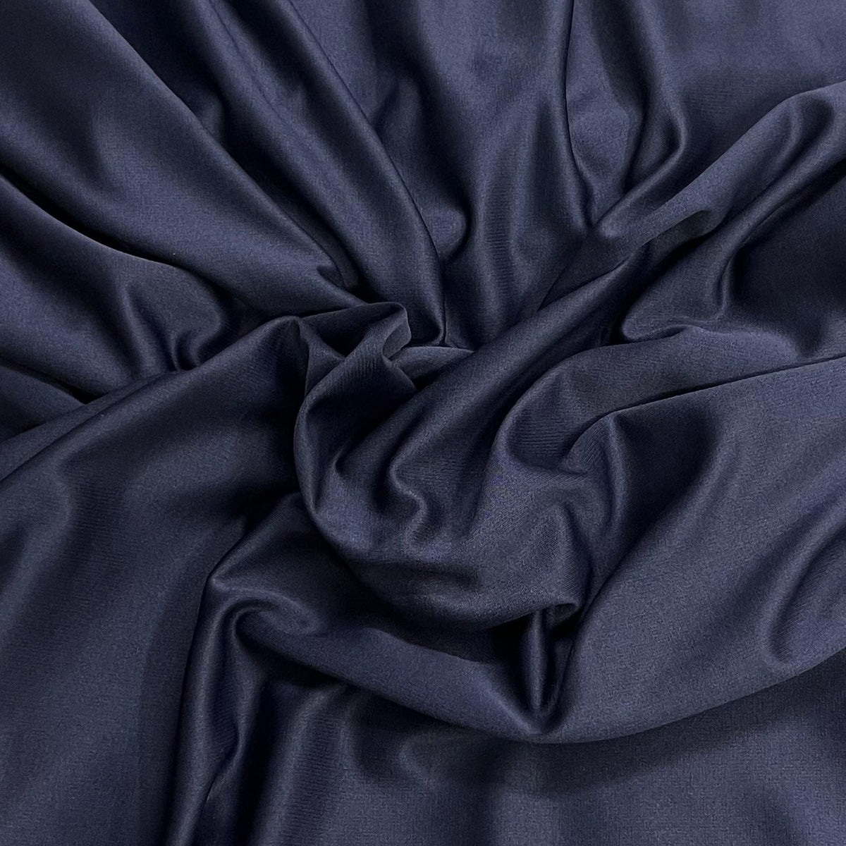 Pound A Metre 3 Metres, Luxurious Plain Soft Jersey - 55" (Navy)