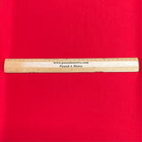 Pound A Metre 3 Metres, Luxurious Plain Soft Jersey - 55" (Red)