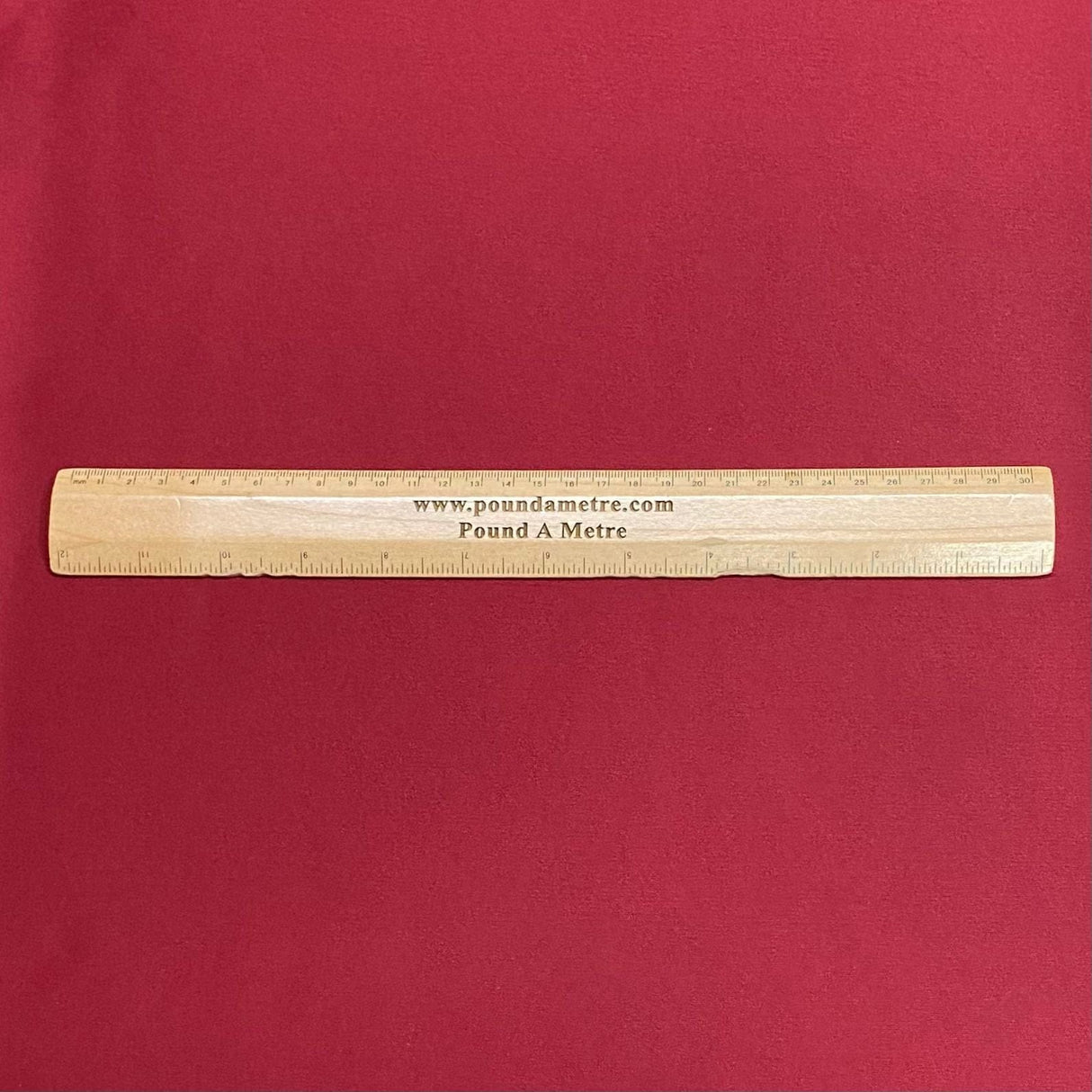 Pound A Metre 3 Metres, Luxurious Plain Soft Jersey - 55" (Wine) (EOL)