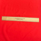 Pound A Metre 3 Metre 3 Metres Luxurious Plain Solara Crepe 45" Wide (Red) (£1)