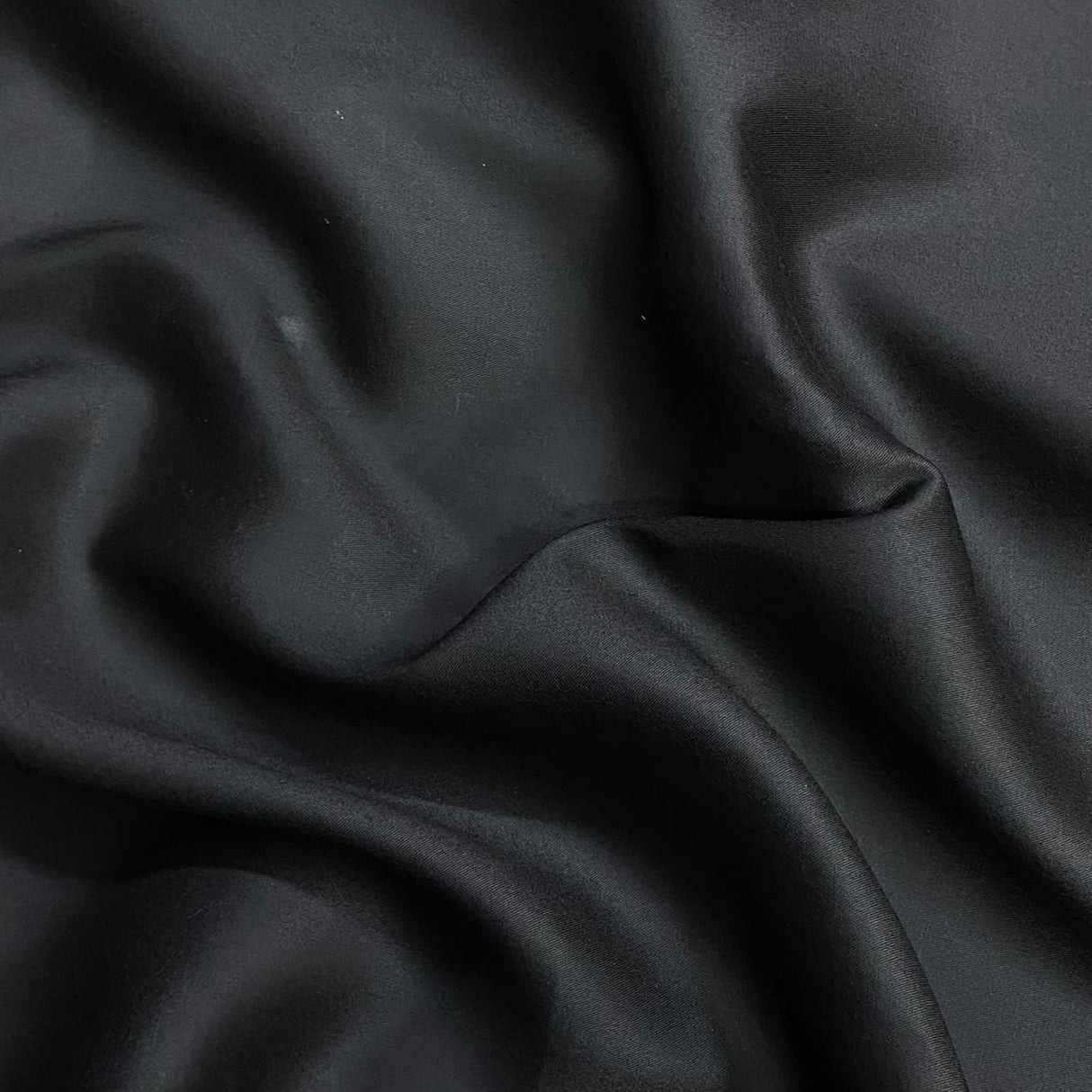Pound A Metre 3 Metres Luxurious Plain Winter Viscose- 55'' - (Black)