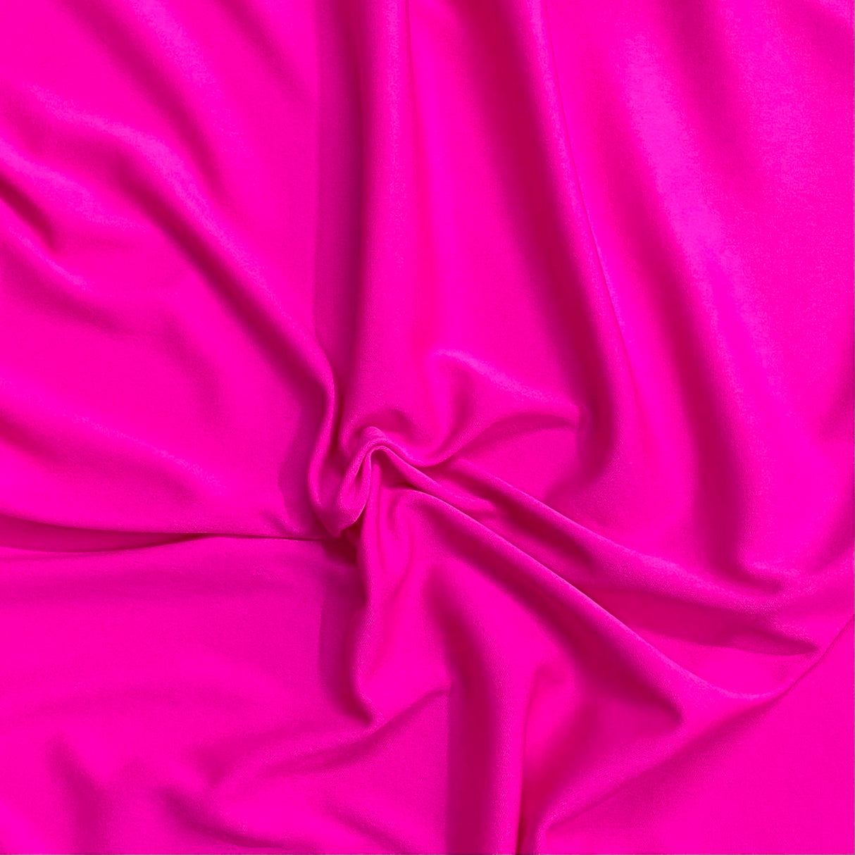 Pound A Metre 3 Metres Luxurious Polyester Jersey- 58'' Wide (Bright Pink) (EOL)