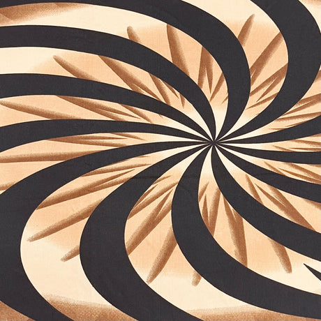 Pound A Metre 3 Metres Luxurious Polyester Jersey- 58'' Wide (Brown & Black)