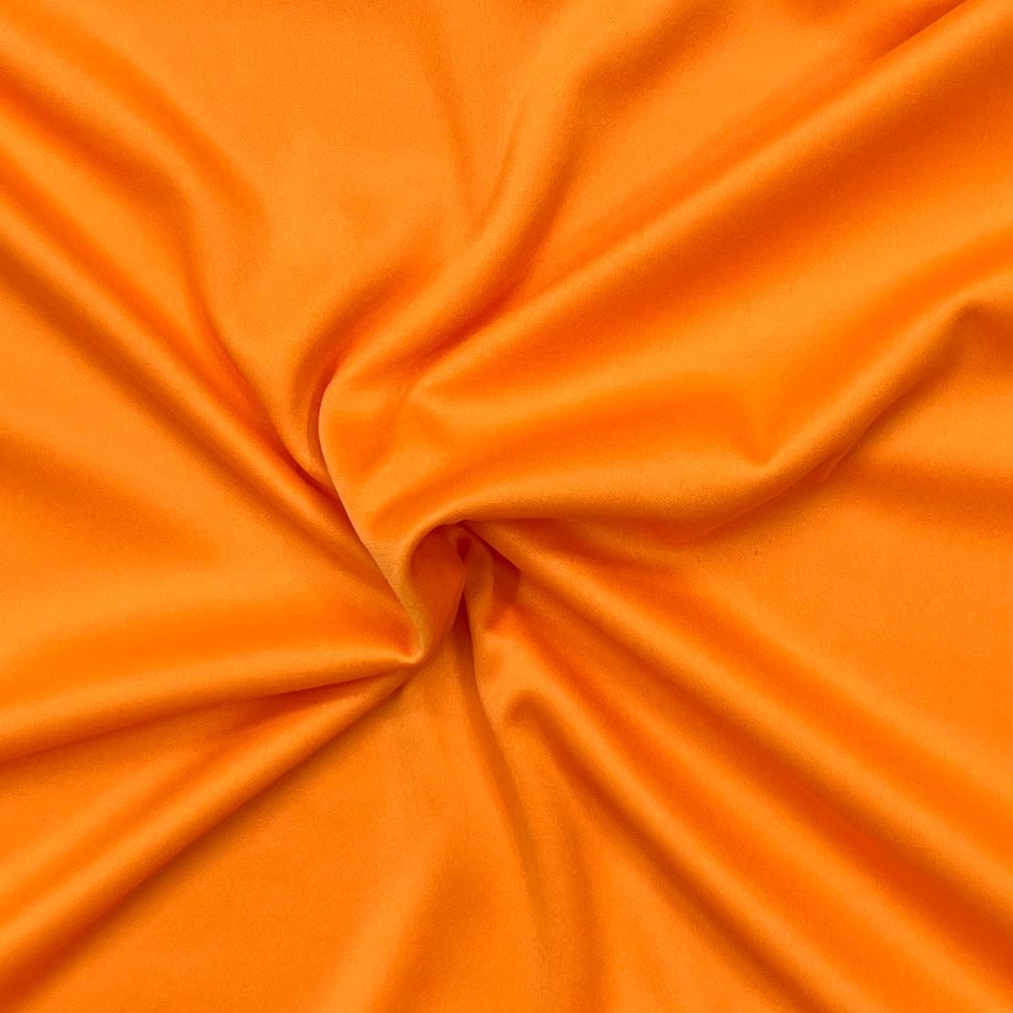 Pound A Metre 3 Metres Luxurious Polyester Jersey- 58'' Wide (Orange)