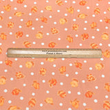 Pound A Metre 3 Metres Luxurious Polyester Jersey- 58'' Wide (Peach Garden)
