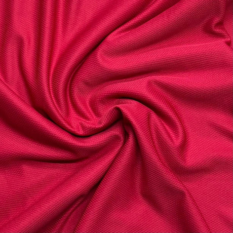 Pound A Metre 3 Metres Luxurious Polyester Jersey- 58'' Wide (Red)