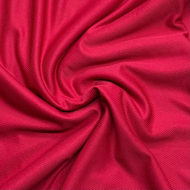 Pound A Metre 3 Metres Luxurious Polyester Jersey- 58'' Wide (Red)