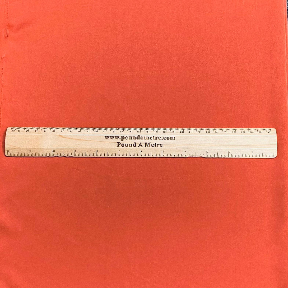 Pound A Metre 3 Metres Luxurious Polyester Jersey- 58'' Wide (Rust)