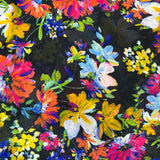 Pound A Metre 3 Metres Luxurious Printed Crepe - 55" Wide (Eden Garden)