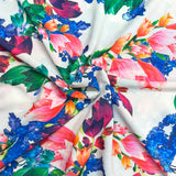 Pound A Metre 3 Metres Luxurious Printed Crepe - 55" Wide (Garden)