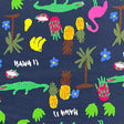 Pound A Metre 3 Metres Luxurious Printed Crepe - 55" Wide (Hawaii)