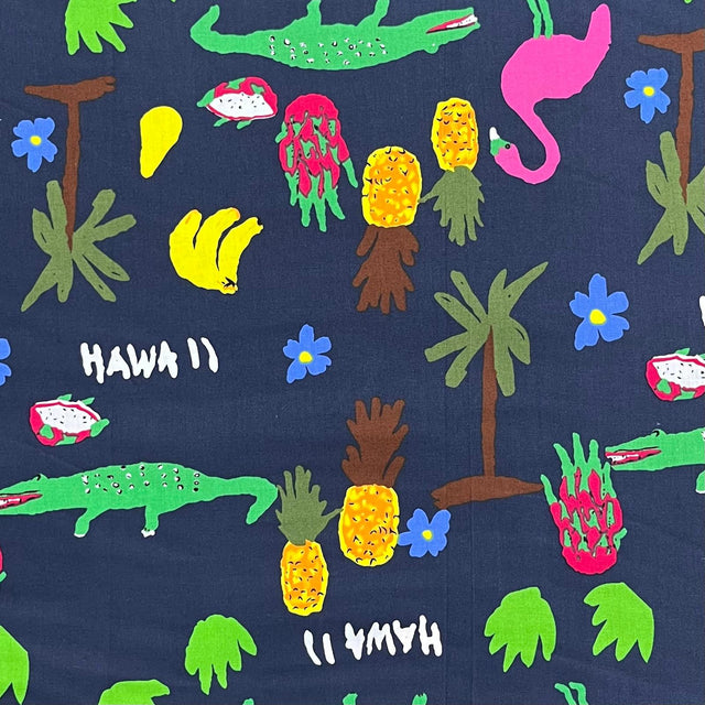 Pound A Metre 3 Metres Luxurious Printed Crepe - 55" Wide (Hawaii)