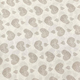 Pound A Metre 3 Metres Luxurious Printed Crepe - 55" Wide (Heart)