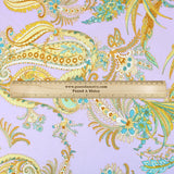 Pound A Metre 3 Metres Luxurious Printed Crepe - 55" Wide (Lilac)