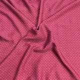 Pound A Metre 3 Metres Luxurious Printed Crepe - 55" Wide (Maroon)