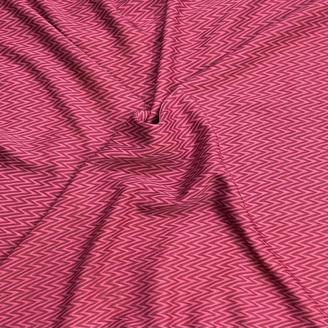 Pound A Metre 3 Metres Luxurious Printed Crepe - 55" Wide (Maroon)