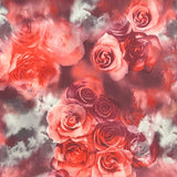 Pound A Metre 3 Metres Luxurious Printed Crepe - 55" Wide (Rose)