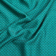 Pound A Metre 3 Metres Luxurious Printed Crepe - 55" Wide (Teal)