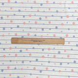 Pound A Metre 3 Metres Luxurious Printed French Terry Jersey 55" Wide (Squares)