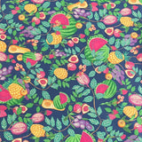 Pound A Metre 3 Metres Luxurious Printed Lycra Jersey 55" Wide (Fruit)