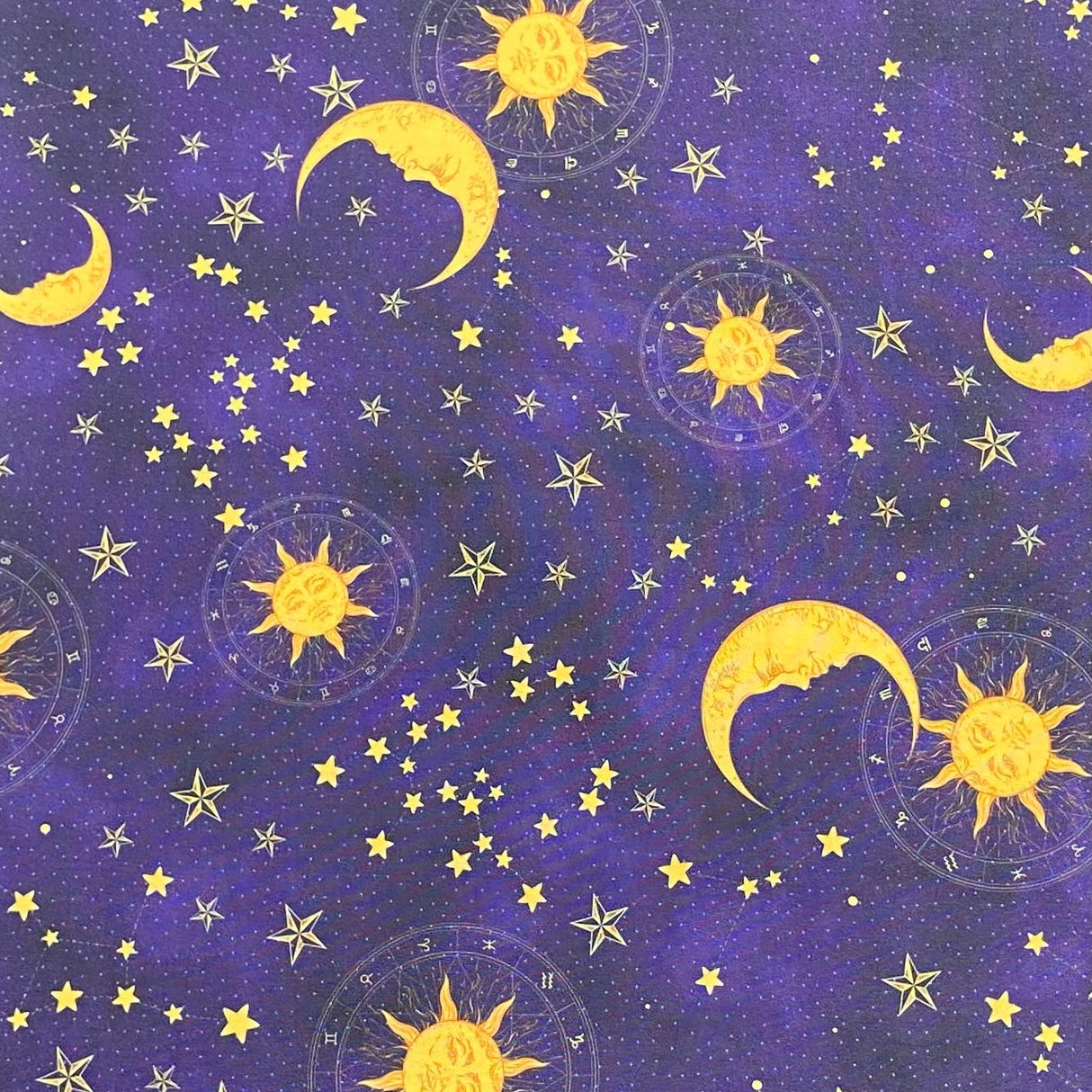 Pound A Metre 3 Metres Luxurious  Printed Lycra Jersey 55" Wide (Galaxy) (EOL)