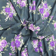 Pound A Metre 3 Metres Luxurious Printed Lycra Jersey 55" Wide (Garden)