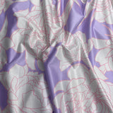 Pound A Metre 3 Metres Luxurious Printed Lycra Jersey 55" Wide (Lilac)