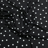Pound A Metre 3 Metres Luxurious Printed Lycra Jersey 55" Wide (Polka)