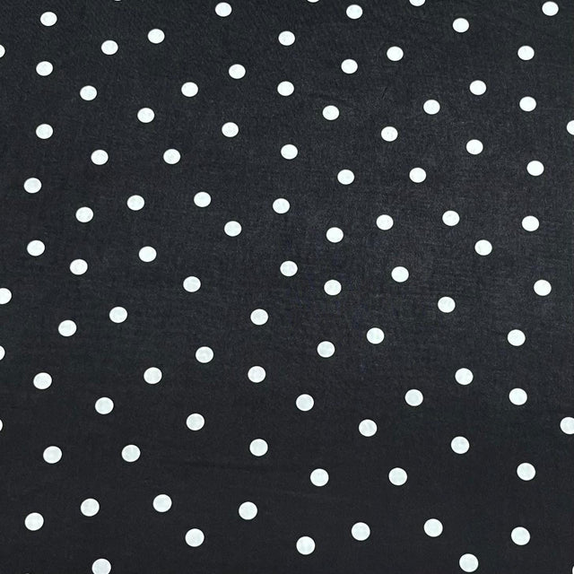 Pound A Metre 3 Metres Luxurious Printed Lycra Jersey 55" Wide (Polka)