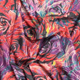 Pound A Metre 3 Metres Luxurious Printed Lycra Jersey 55" Wide (Rose)