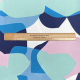 Pound A Metre 3 Metres Luxurious  Printed Lycra Jersey 55" Wide (Shapes)