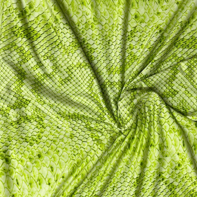 Pound A Metre 3 Metres Luxurious Printed Lycra Jersey 55" Wide (Snake)