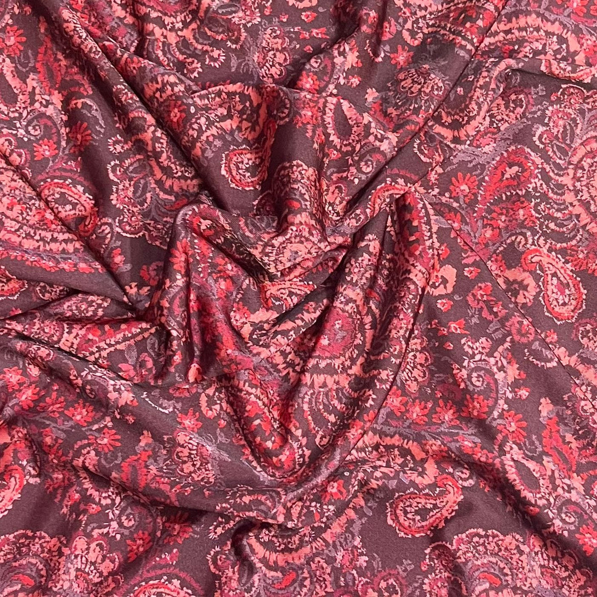 Pound A Metre 3 Metres Luxurious Printed Lycra Jersey 55" Wide (Sunrise)