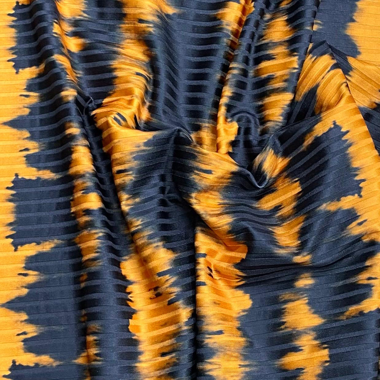 Pound A Metre 3 Metres Luxurious  Printed Lycra Jersey 55" Wide (Tiger)