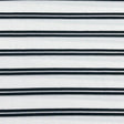 Pound A Metre 3 Metres Luxurious Printed Ribbed Jersey 55” Wide - (Black & White)