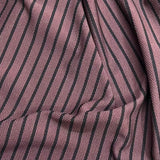 Pound A Metre 3 Metres Luxurious Printed Ribbed Jersey 55” Wide - (Brown & Black)