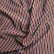 Pound A Metre 3 Metres Luxurious Printed Ribbed Jersey 55” Wide - (Brown & Black)