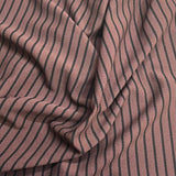Pound A Metre 3 Metres Luxurious Printed Ribbed Jersey 55” Wide - (Brown & Black)