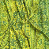 Pound A Metre 3 Metres Luxurious Printed Seersucker Jersey 55” Wide - (Jungle)