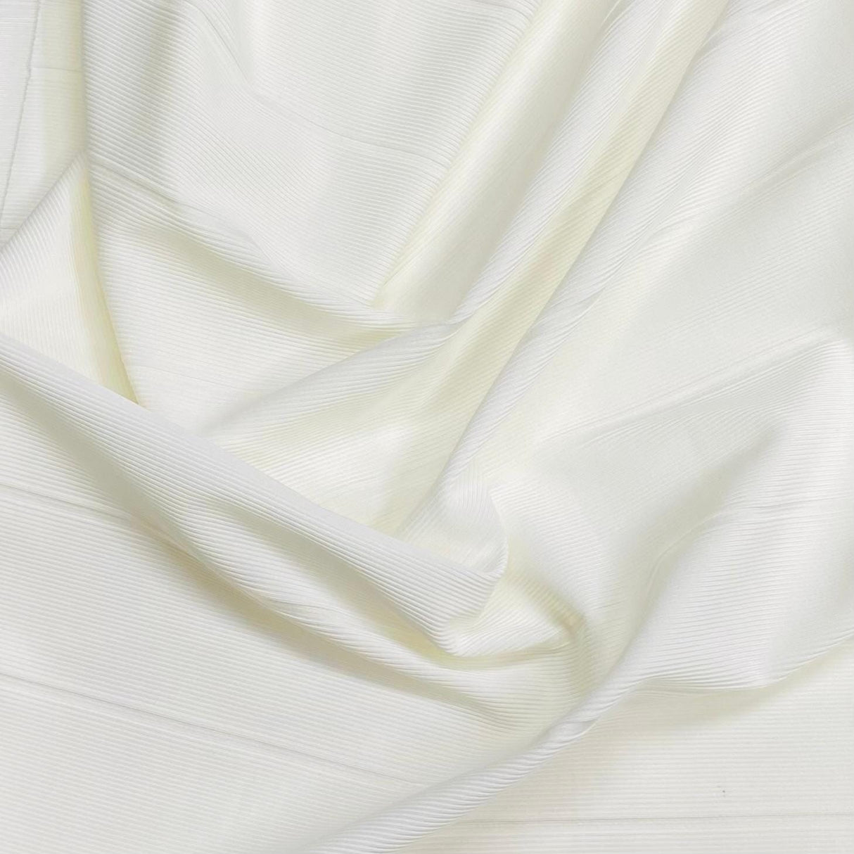 Pound A Metre 3 Metres Luxurious Ribbed Jersey 55” Wide - (Big White Stripes) (EOL)