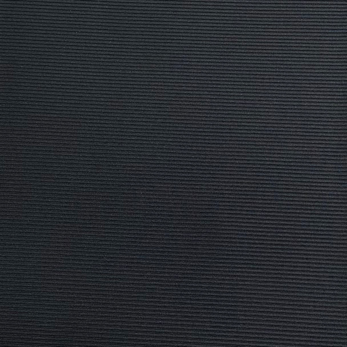 Pound A Metre 3 Metres Luxurious Ribbed Jersey 55” Wide - (Black) (EOL)