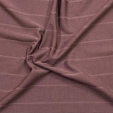Pound A Metre 3 Metres Luxurious Ribbed Jersey 55” Wide - (Brown)