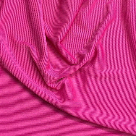 Pound A Metre 3 Metres Luxurious Ribbed Jersey 55” Wide - (Cerise)