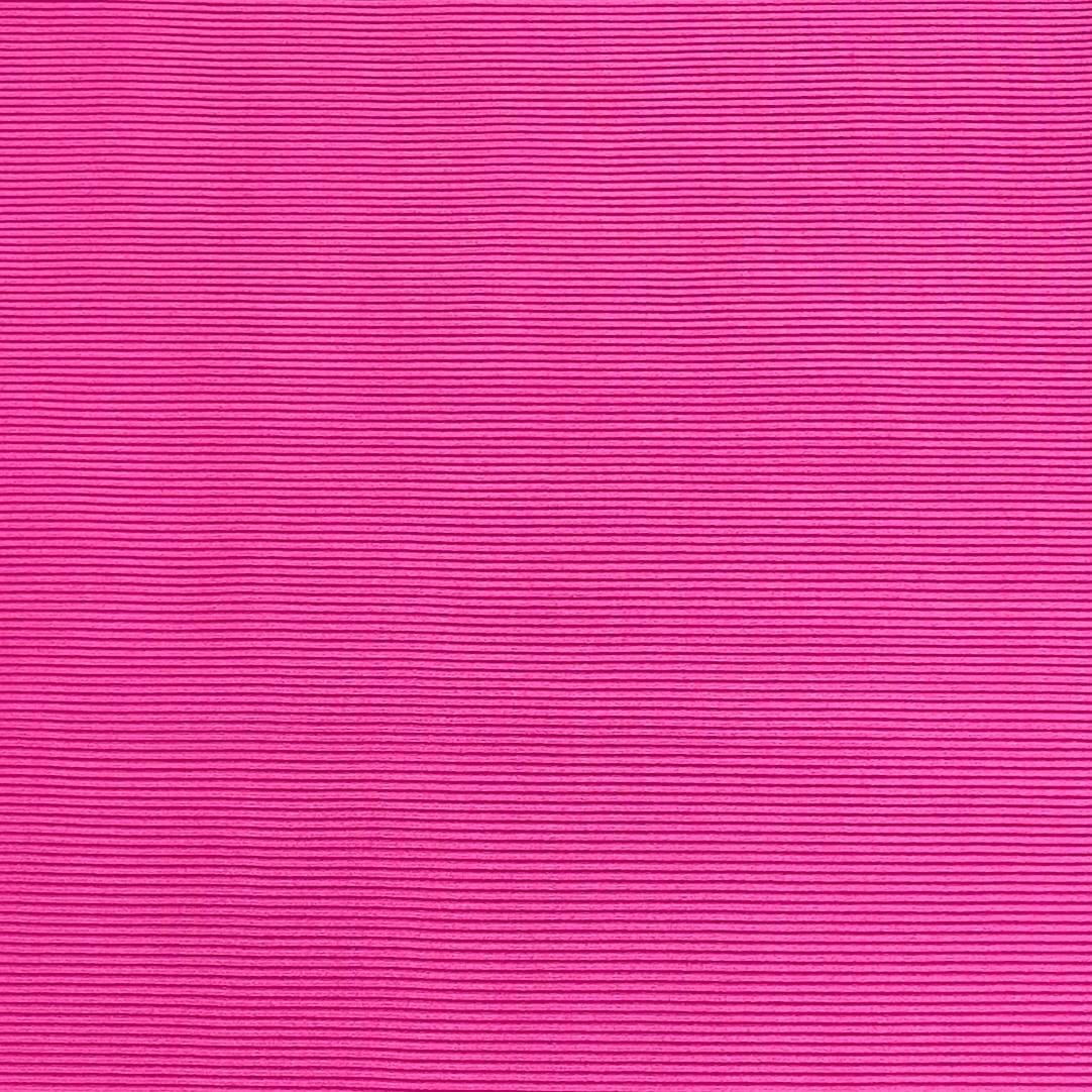 Pound A Metre 3 Metres Luxurious Ribbed Jersey 55” Wide - (Cerise)