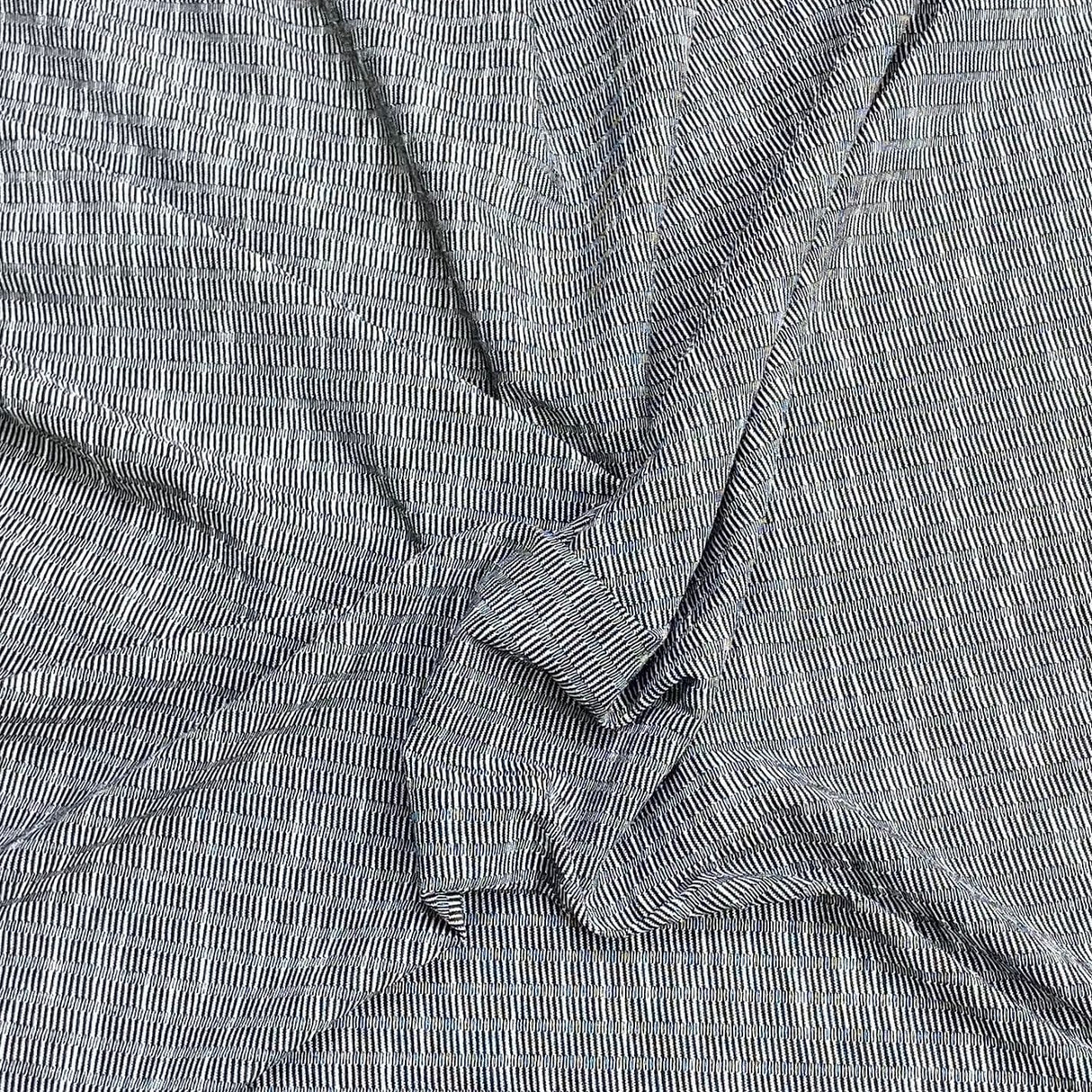Pound A Metre 3 Metres Luxurious Ribbed Jersey 55” Wide - (Charcoal) (EOL)